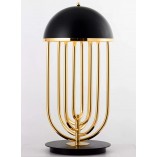 Lampa stołowa glamour Dolce Vita czarno-złota Step Into Design