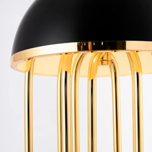 Lampa stołowa glamour Dolce Vita czarno-złota Step Into Design