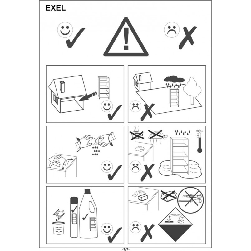 Stół rozkładany Exel 140x85 dąb wotan marki Signal