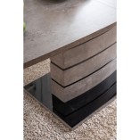 Stół rozkładany na jednej nodze Leonardo 140x80 beton marki Signal