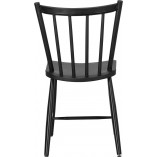 Krzesło drewniane "patyczak" Wandi czarne Intesi