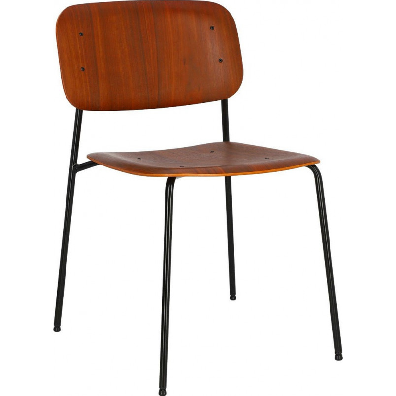 Krzesło drewniane Malters orzech Intesi