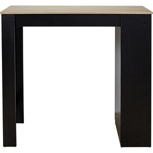 Stół barowy z półkami Blox 115x50cm czarny Intesi