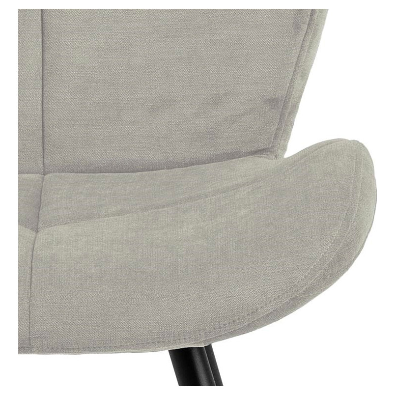 Krzesło tapicerowane pikowane Petri beżowe Actona